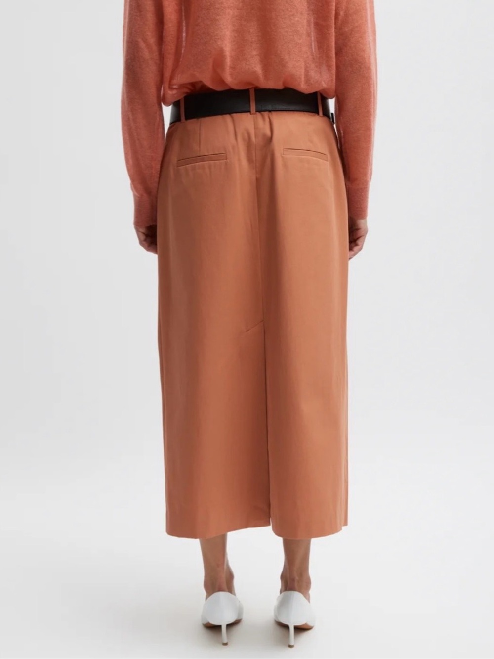 NWT Tibi Bio Twill Triple Pleat Skirt - Picture 3 of 5